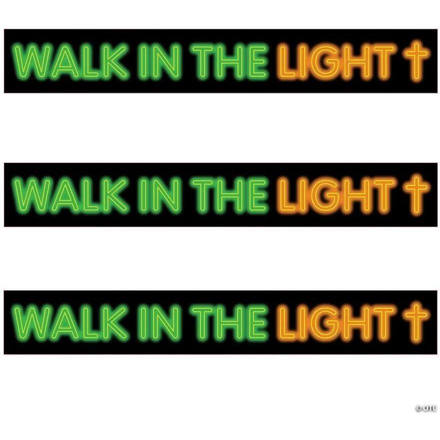 image:imageFun Express 20 ft 3 34 Jesus Is the Light VBS Walk in the Light Caution Tape