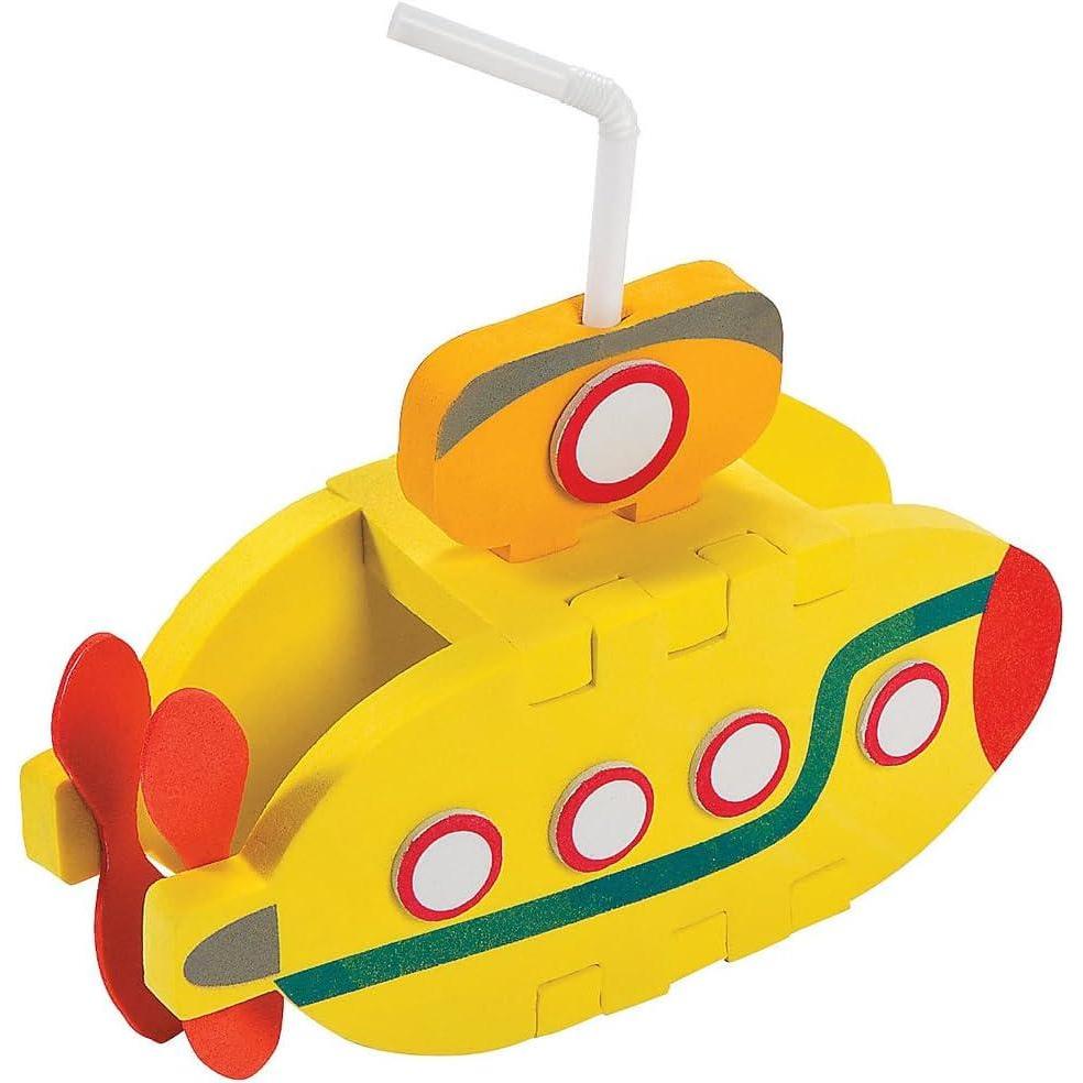 image:imageFun Express 3D Floating Submarine Craft Kit Makes 12 Crafts for Kids and Fun Home Activities VBS Vacation Bible School SuppliesDecor