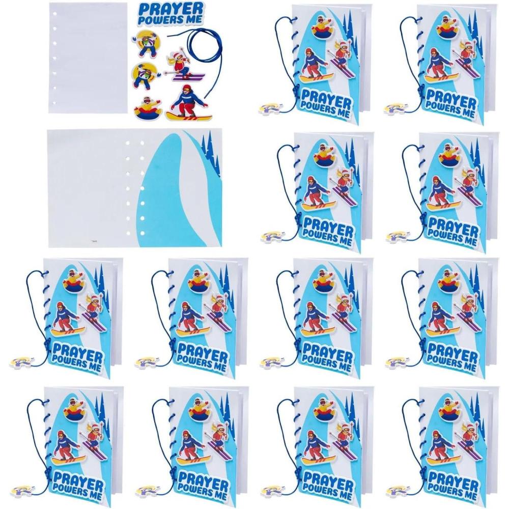 image:imageFun Express 5 x 7 Snowbound Slope VBS Prayer Powers Me Prayer Journal Craft Kit Makes 12