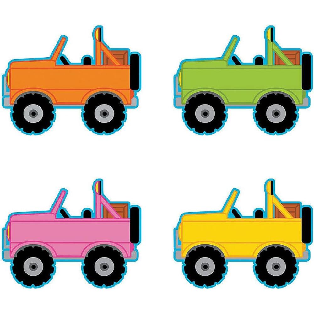 image:imageFun Express Adventure Car Bulletin Board Cutouts  VBS Vacation Bible School SuppliesDecor  Educational and Learning Activities for Kids  48 Pieces