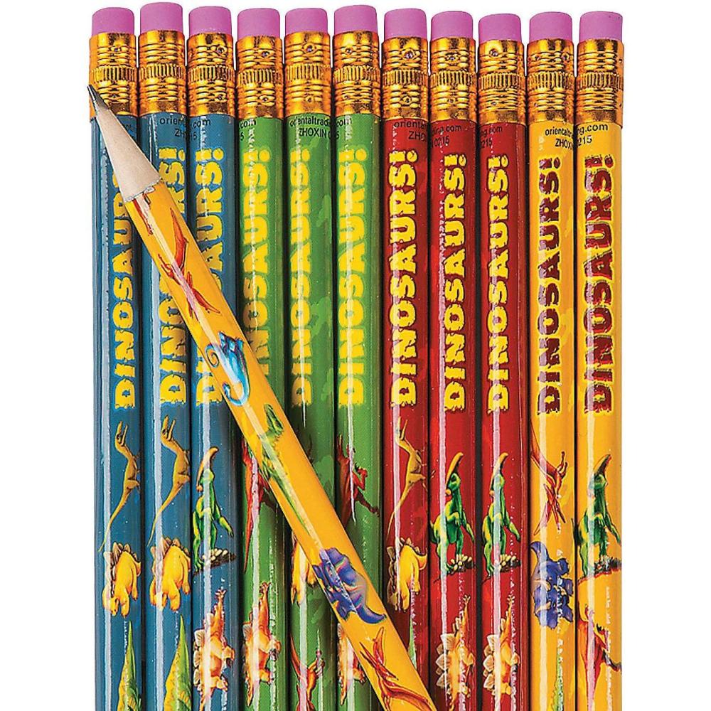 image:imageFun Express Dinosaur Pencils Set of 24 Stationery School and Party Supplies1 Count Pack of 24