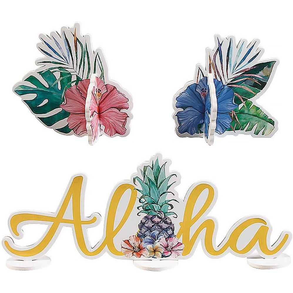 image:imageFun Express Elevated Luau Party Centerpiece  3 Pieces