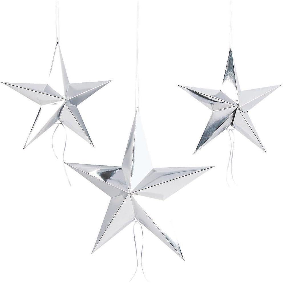 image:imageFun Express Galaxy Paper Hanging Stars  Party Decor  VBS Vacation Bible School SuppliesDecor  3 Pieces