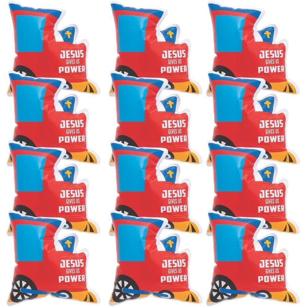 image:imageFun Express Railroad VBS Mini Handout Toys Fun amp Educational Party Favors for Vacation Bible School Interactive Kids Gifts Great for Activities Games and Prizes Assorted Colors 12 Pieces