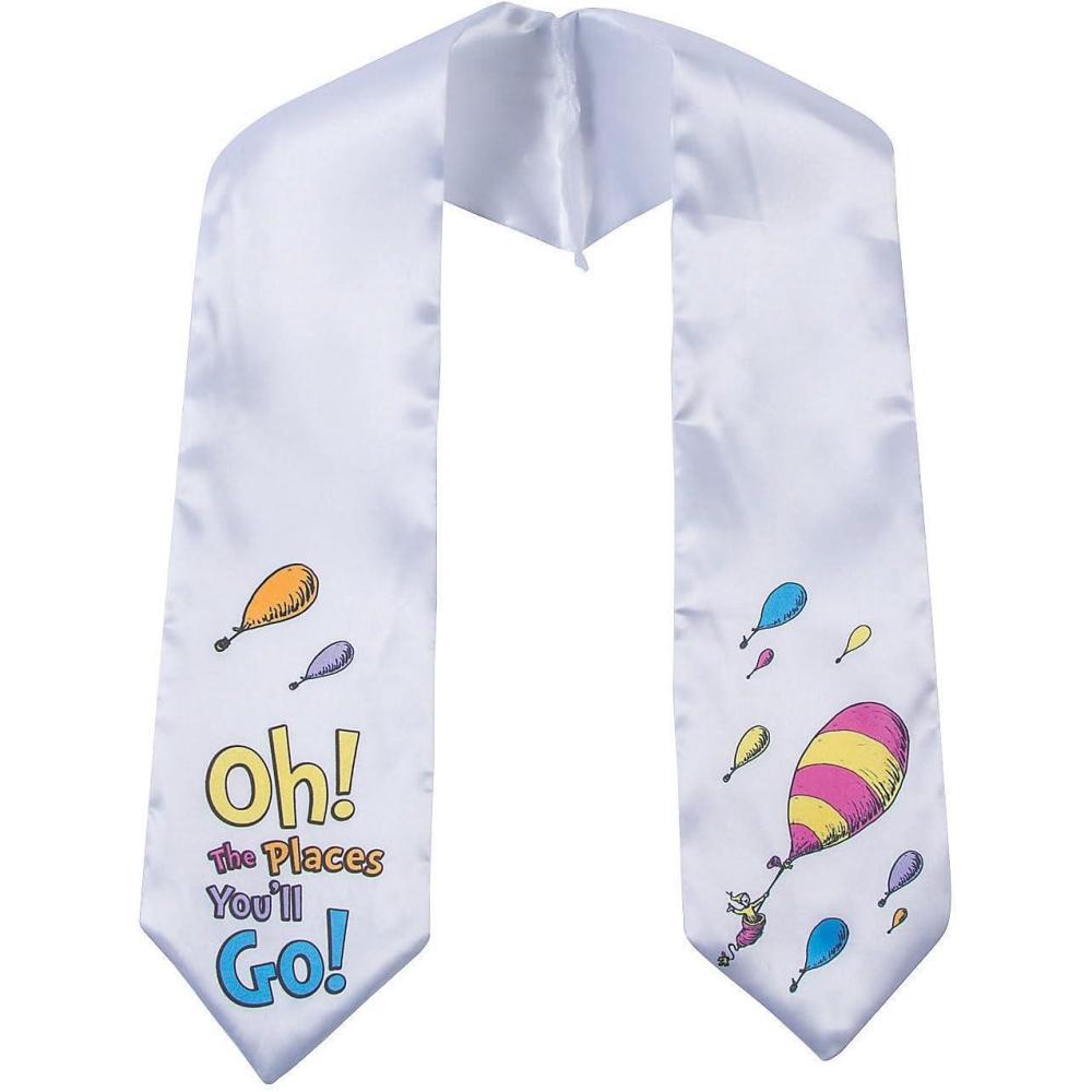 image:imageKids Dr Seuss Oh the Places Youll Go Elementary School Graduation Stole