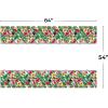 54″ x 84″ Tropical Palm Luau Plastic Tablecloth