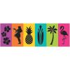 Fun Express – Luau Silhouette Backdrop Banner – Party Decor – Wall Decor – Preprinted Backdrops – 6 Pieces