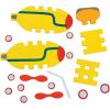 Fun Express 3D Floating Submarine Craft Kit – Makes 12 – Crafts for Kids and Fun Home Activities – VBS Vacation Bible School Supplies/Decor