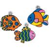 Fun Express Animal Paint Your Own Suncatchers – Crafts for Kids and Fun Home Activities (Jungle Animals) – VBS Vacation Bible School Supplies/Decor(Fish)