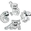 Fun Express Animal Paint Your Own Suncatchers – Crafts for Kids and Fun Home Activities (Jungle Animals) – VBS Vacation Bible School Supplies/Decor(Jungle Animals)