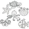 Fun Express Animal Paint Your Own Suncatchers – Crafts for Kids and Fun Home Activities (Under The Sea) – VBS Vacation Bible School Supplies/Decor
