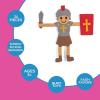 Fun Express Armor of God Bendable – Character Toys – VBS Vacation Bible School Supplies/Decor – 24 Pieces