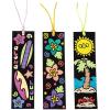 Fun Express Color Your Own Fuzzy Luau Bookmarks – Crafts for Kids and Fun Home Activities – VBS Vacation Bible School Supplies/Decor