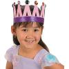 Fun Express DIY Paper Crowns, Set of 12 – VBS Vacation Bible School Supplies/Decor – Prince and Princess Party Crafts for Kids