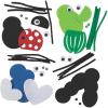 Fun Express Felt Bug – Crafts for Kids and Fun Home Activities – VBS Vacation Bible School Supplies/Decor – Craft Kit-12