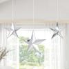 Fun Express Galaxy Paper Hanging Stars – Party Decor – VBS Vacation Bible School Supplies/Decor – 3 Pieces