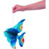Fun Express Hanging Tissue Fish Decorations (6 pc) Party Decor, Hanging Decor, Under The Sea Adventures for Home, School or Office – VBS Vacation Bible School Supplies/Decor