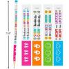 Fun Express Humankind and Diversity Pencils – Teacher Classroom and Stationery School Supplies – 24 Pieces