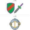 Fun Express Kingdom VBS Knight Accessory Kit for 12 – VBS Vacation Bible School Supplies/Decor