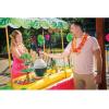 Fun Express Luau Ruffle Petal Flower Leis – 36-Piece Multicolor Polyester Set – 3 Ft. Each – Perfect for Luau and Parties