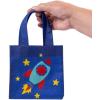 Fun Express Mini Space Ship Tote Bags for Summer – Apparel Accessories – Totes – Novelty Totes – Summer – VBS Vacation Bible School Supplies/Decor – 12 Pieces