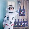 Fun Express Mini Space Ship Tote Bags for Summer – Apparel Accessories – Totes – Novelty Totes – Summer – VBS Vacation Bible School Supplies/Decor – 12 Pieces