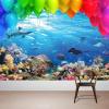 Fun Express Outback VBS Reef Backdrop – Vibrant Australian -Themed Decoration for Vacation Bible School Church Events Parties & More – Perfect for Themed Decorations & Photo Opportunities – 1 Piece