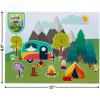 Fun Express Outdoor Camp Adventure Sticker Scenes – VBS Vacation Bible School Supplies/Decor – 12 Pieces