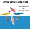 Fun Express Religious Foam Gliders (4dz) – Toys – Vehicles – Gliders – VBS Vacation Bible School Supplies/Decor – 48 Pieces