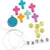 Fun Express Religious Saved Bracelet Craft Kit – Makes 12, Vacation Bible School 2024