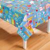 Fun Express Science Party Tablecloth Roll – Perfect for VBS School Events Science-Themed Parties Celebrations – Durable Plastic Décor Themed Gatherings – Ideal for Classroom Party Settings – 1 Piece