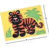 Fun Express Super Safari Sand Art Set 24 Pc – – VBS Vacation Bible School Supplies/Decor Crafts for Kids and Fun Home Activities