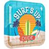 Fun Express Surf‘s Up Dude Luau Party Paper Dinner Plates – Summer Hawaiian Beach Wave Surfing Birthday Decorations – Surf Party Picnic Disposable Tableware for Boys – Party Supplies – 8 Pieces