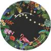 Fun Express Tropical Nights Luau Party Paper Dinner Plates – Party Supplies Tropical Nights Luau Tableware Paper Plates – Disposable Decoration Favors for Birthday Baby Shower – 8 Pieces