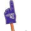 Purple School Spirit Foam Hand – Toys – 12 Pieces