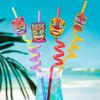Tiki Luau Silly Straws 12 Pieces