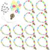 Fun Express 2 3/4″ Jesus is The Light VBS Beaded Bracelet Craft Kit – Makes 12