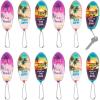 Fun Express 3 1/4″ Luau Beach-Themed Floating Foam Keychains – 12 Pc.