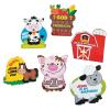 Fun Express Barnyard Cutouts – Educational and Learning Activities for Kids – VBS Vacation Bible School Supplies/Decor- 6 Pieces