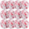 Fun Express Flamingo Print Beach Balls Bulk 12 Pack – Inflatable Pool Toys for Kids & Adults | Hawaiian Luau Party Decorations & Favors | Tropical Beach Party Supplies for Summer Fun Outdoor Play 11″