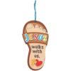 Fun Express Jesus Walks with Us Sandal Craft Kit – Set of 12-6″ X 3″ – Personalized Sandal Crafts for Sunday School – Educational Religious Crafts for Kids – Vbs Vacation Bible School Supplies/Decor