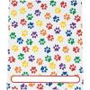Fun Express Paw Print Pocket Folders with Pockets 12 Pack – Cute School Supplies for Kids & Classroom Essentials | Colored Paper Folders Bulk Set for Back to School, Homework & Student Organization