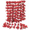 Fun Express Red Rose Lei – Elegant Floral Apparel Accessory Weddings Luau Parties Tropical Events & Special Occasions – Vibrant Red Design Themed Celebrations – Party Favors & Decorations – 12 Pieces