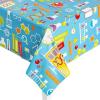 Fun Express Science Party Tablecloth Roll – Perfect for VBS School Events Science-Themed Parties Celebrations – Durable Plastic Décor Themed Gatherings – Ideal for Classroom Party Settings – 1 Piece