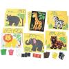 Fun Express Super Safari Sand Art Set 24 Pc – – VBS Vacation Bible School Supplies/Decor Crafts for Kids and Fun Home Activities