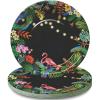 Fun Express Tropical Nights Luau Party Paper Dinner Plates – Party Supplies Tropical Nights Luau Tableware Paper Plates – Disposable Decoration Favors for Birthday Baby Shower – 8 Pieces