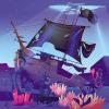 Fun Express Under the Sea VBS Shipwreck Backdrop Banner, Vacation Bible School 2024