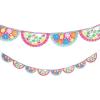 Luau Bunting Fan Garland – Party Decor – 1 Piece