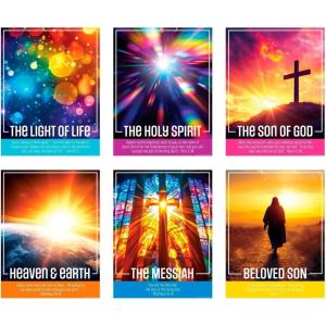 16″ x 20 3/4″ Jesus is The Light VBS Classroom Posters – 6 Pc.