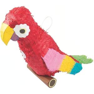 Fun Express Parrot Pinata Large 20 Inch Bird Animal Pinata for Birthday Party – Tropical Tiki Luau Hawaiian Party Supplies & Decorations for Kids Adults Boys Girls | Fiesta Mexican Candy Pinatas
